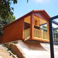 Chalet en bois préfabriqué moderne et mobile, résistant aux intempéries, anticorrosion, structure isolée, montage facile, fiable 5