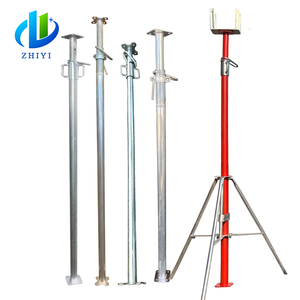 Échafaudage réglable en acier 1.7m à <span class=keywords><strong>5m</strong></span> galvanisé étayage poste construction télescopique robuste échafaudage manchon avec écrou - Product Image 1
