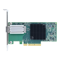 Kartu Jaringan Ethernet Internal Server Single Port QSFP28 40GbE PCI3..0x8 MCX4131A-BCAT