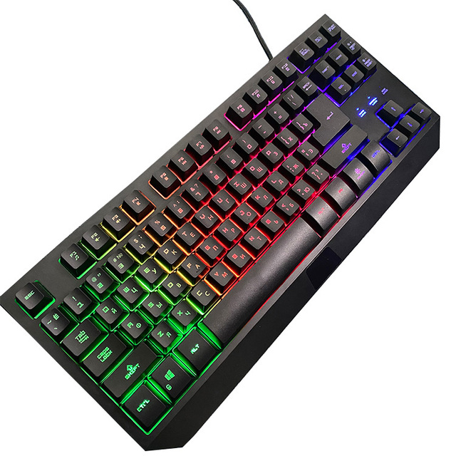 Hot Sale Wired Optical RGB Professional Mechanical Gaming Keyboard with Aluminum ABS and USB Type a for Gamers