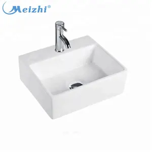 Hotel best quality square marble counter top wash basin korea