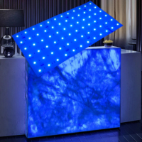 Paneles de Luz LED Flexibles RGBW 4020K Retroiluminados, Cableados, Flexibles, de 24V 13W IP20, Ultrafinos, Blancos, con Certificación UL para Granito