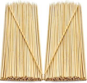 100% xiên tre tự nhiên Gậy cho thịt nướng smore rang kẹo dẻo sô cô la đài phun nước nhà máy Stakes trái cây và crafting - Product Image 2