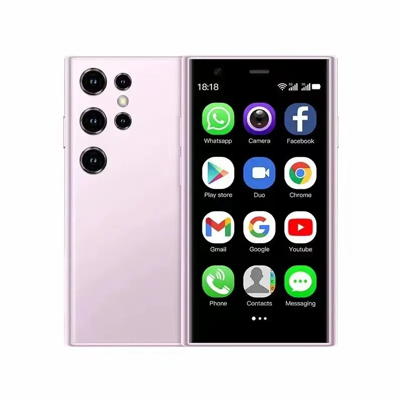 Soyes S23 ponsel pintar Mini 4g kecil, ponsel pintar saku Sim ganda