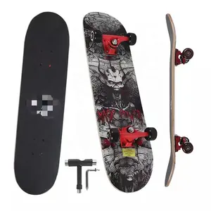 KKFIT Wholesale Cheap patineta 31inch Complete Beginner Skate Board Customized Kids Skateboard