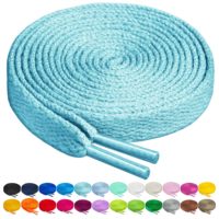Cordones para Zapatos en 27 Colores, Planos, de 5/16" de Ancho, 4 Longitudes Diferentes