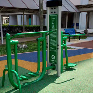 Parc d'exercice push-up debout <span class=keywords><strong>de</strong></span> seconde main Entraîneur <span class=keywords><strong>de</strong></span> gymnastique Fitness Smith Machine Bras <span class=keywords><strong>de</strong></span> roue d'épaule Équipement <span class=keywords><strong>de</strong></span> fitness en plein air - Product Image 6