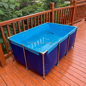 Vente en gros d'usine, bassin d'élevage en PVC <span class=keywords><strong>commercial</strong></span> pas cher, grand aquarium pour la vente - Product Image 2