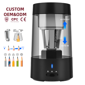 Zongmao <span class=keywords><strong>crayon</strong></span> entièrement automatique avec taille-<span class=keywords><strong>crayon</strong></span> électrique réglable à 3 vitesses plug-in et batterie fournitures de papeterie scolaire - Product Image 1