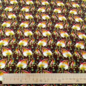 Tissu popeline peigné imprimé feuille d'or noir, best-seller, respirant, résistant au rétrécissement, léger, pour vêtements de femmes et de filles - Product Image 4