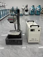 Machine de marquage laser UV 10W CNC pour la gravure 3D sur bois avec prise en charge DXF/BMP/AI/DWG, mini portable, refroidissement par eau