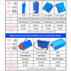 18650 batteries li ion pack bms3.7v 7.4wh 3400mah 3.7v 18650 batterie <span class=keywords><strong>10s4p</strong></span> - Product Image 6