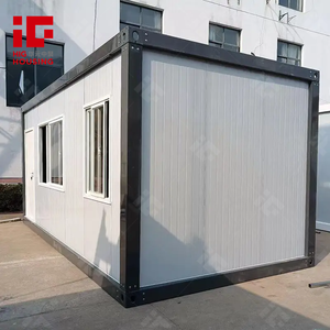 थोक कम लागत वाले पोर्टेबल गैटहाउस 20 फीट प्रीफैब्रिकेटेड स्टोरेज शेड मॉड्यूलर चल शेड कंटेनर हाउस - Product Image 5