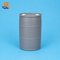Tambor de Plástico HDPE de Alta Pureza de 200L para Cuarto Limpio, Barril Químico de Doble Capa para Productos Químicos y Reactivos Electrónicos y de Semiconductores