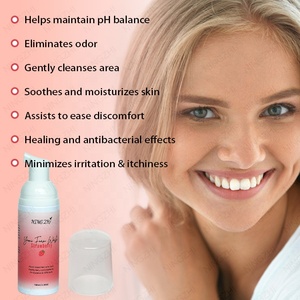 Mousse <span class=keywords><strong>intime</strong></span> végétalienne 100 ml à la fraise pour l'hygiène féminine, à base de plantes, élimine les odeurs - Product Image 4