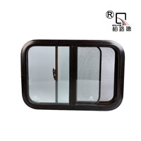 Fenêtre de caravane en verre trempé, camping-car, fenêtre de camping-car coulissante, écran de fenêtre de camping-car pour RV