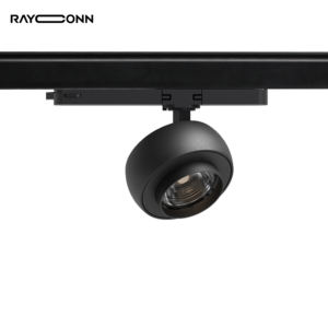 Iluminação de pista 3 fases, 4 fios, led, 28w, para pista, trilho, corpo de alumínio preto - Product Image 2