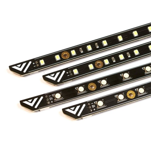 Bande <span class=keywords><strong>LED</strong></span> PCB personnalisée pour imprimante 3D - Panneau lumineux blanc 24V / RGB 5V avec connecteur JST XH, longueur 300mm 400mm, PCB noir ENIG - Product Image 1