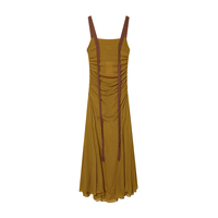 Robe MIDI Chic et Tendance pour Femme PB&ZA Été 2026 – Élégante, Sans Manches, en Mousseline Plissée