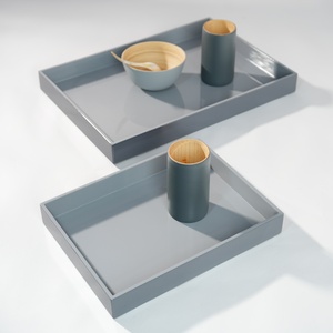 Elegante bandeja de servir de laca artesanal Minh Giang para la decoración moderna de la sala de estar y proyectos de hospitalidad de primera calidad. - Product Image 5