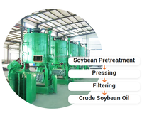 Ligne de production d'huile de cuisson haut de gamme avec machine d'extraction et de raffinage pour usine de fabrication industrielle d'huile comestible