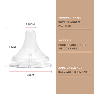 <span class=keywords><strong>Tétine</strong></span> anti-coliques pour bébé, semblable à un sein maternel, col large 5.0, <span class=keywords><strong>débit</strong></span> variable, compatible avec les biberons standard, silicone de qualité alimentaire, sans BPA, 0-12 mois - Product Image 2