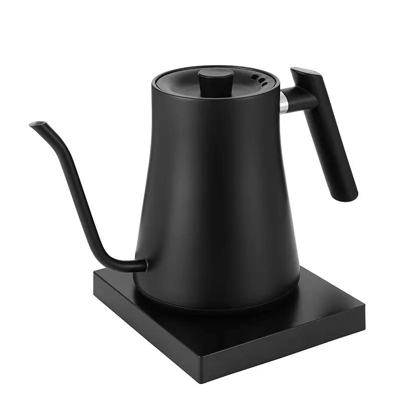 Schwanenhals-Wasserkocher 1L Edelstahl kessel Temperatur Variabler Wasserkocher für das Kaffee-Tee-Brauen