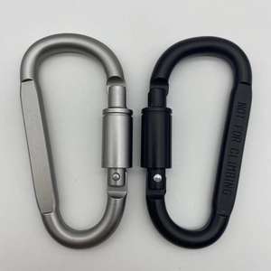 คลิปคาราไบเนอร์รูปไข่สำหรับกิจกรรมกลางแจ้ง/กระเป๋าเป้ JS Custom น้ำหนักเบา 12KN แบบเกลียวล็อค อลูมิเนียมอัลลอยด์ Jinsong คาราไบเนอร์ 100 ชิ้น 20.4 กรัม - Product Image 4