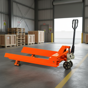 Chariot à palettes hydraulique robuste, équipement de manutention pour entrepôt, usine, chargement, déchargement, usage industriel - Product Image 3