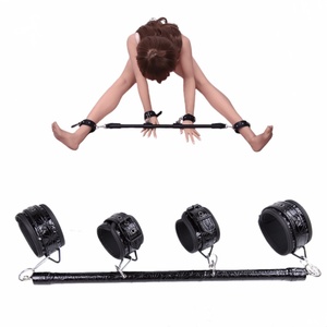 Accesorios de Restricción para Placer SM, Juego de Esposas y Grilletes de Varilla Metálica, Juguetes Sexuales para Entrenamiento de Bondage y Restricción para Parejas - Product Image 2