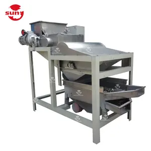 Fabriekslevering Automatische Roestvrijstalen Noten Slippende Pistache Cashewstrip Snijmachine Hazelnoot Pinda Amandelsnijmachine - Product Image 2