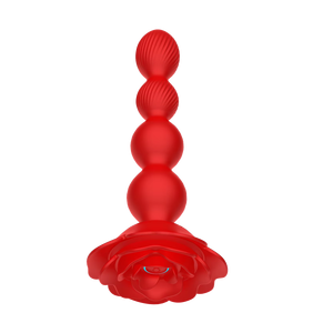 Rose-Colored Female <b>Vibrator</b> Adult Anal Sex Toy with Silicone <b>Vibrating</b> Plug <b>Remote</b> <b>Control</b> Twisting Jumping Egg Backyard Bead - Product Image 2
