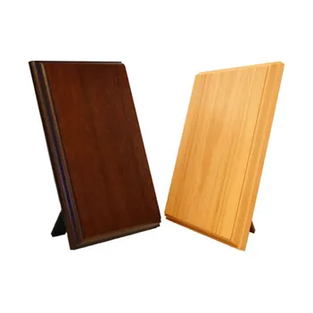 Adesivos personalizados em branco natureza placas para pintura de madeira sólida inacabado escudo de madeira placa