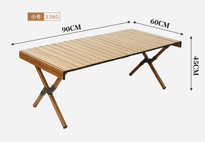 Table de camping pliable multifonction et chariot utilitaire, planche de couverture de remorque portable pour le camping en plein air, le stand de marché et le pique-nique - Product Image 4
