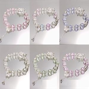 Trendy Colorful <b>Beaded</b> <b>Bracelet</b> Crystal Fox Charm <b>Bracelet</b> for Girl Colorful Handmade Stone Glaze Bangles Butterflies <b>Bracelet</b> - Product Image 3