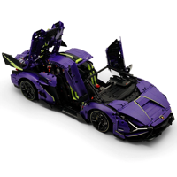 Guly 10635 1:8 Mobil Supercar Remote Control Teknis Keren 3654pcs Mainan Model Rakitan Bata untuk Hadiah Anak Laki-laki Set Blok Bangunan