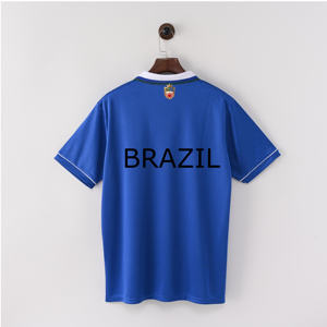 <span class=keywords><strong>Camiseta</strong></span> de Fútbol Retro Personalizada al por Mayor JY, Ropa Deportiva de Fútbol de Poliéster Personalizada Samba, <span class=keywords><strong>Camiseta</strong></span> de Fútbol Polo Vintage - Product Image 1