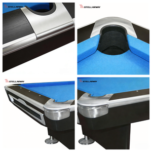 Ensemble de billard américain personnalisé STELLARWAY Thunder, taille 8 pieds et 9 pieds, avec tissu haute vitesse, coussins K55, tous les accessoires inclus - Product Image 2