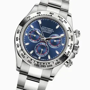 Custom Luxury Blue 40mm Watch Manufacturer Mainly Focus Custom Logo Men Luxury Watch Factory With Competitive Price For Men