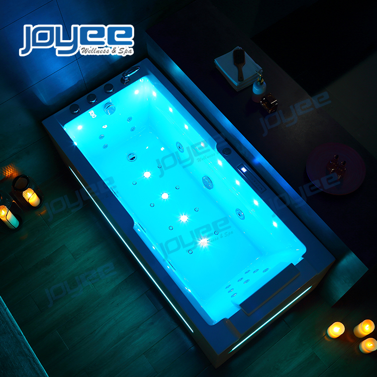 JOYEE Plus Populaire Bain À Remous Intérieur avec 1 Chaises Longues Home Relax Baignoire avec Jets de Massage