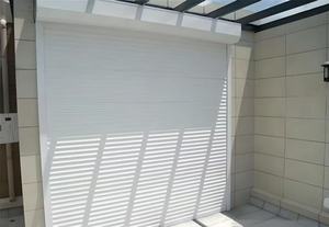 Ventana <span class=keywords><strong>enrollable</strong></span> de seguridad Typhoon-Resist Aluminio Hurricane Roller Blind Roll <span class=keywords><strong>Persiana</strong></span> <span class=keywords><strong>enrollable</strong></span> a prueba de viento para garajes de huracanes - Product Image 2