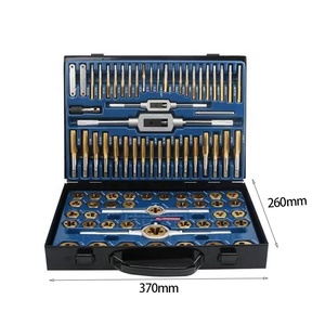 Premium 86Pcs Hss <strong>Tap</strong> <strong>and</strong> <strong>Die</strong> <strong>Set</strong> Threading <strong>Taps</strong> <strong>and</strong> <strong>Dies</strong> - Product Image 1
