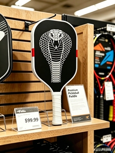 Ex83 USAPA Approved Carbon Fiber Pickleball Paddle, King <strong>Cobra</strong> Pattern, Black White High Contrast Design for Outdoor Indoor Play - Product Image 3