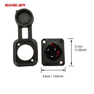 <span class=keywords><strong>Prise</strong></span> femelle 3 pôles Powercon True 1 mâle à verrouillage par torsion <span class=keywords><strong>Prise</strong></span> <span class=keywords><strong>jack</strong></span> 3 broches carrée compatible avec le NAC3MX-W <span class=keywords><strong>Neutrik</strong></span> NAC3MPX - Product Image 5