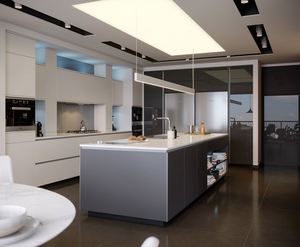 Hot Selling Modern Style Cheap <b>Kitchen</b> <b>Furniture</b> Modern with Door Panel <b>Kitchen</b> Cabinet - Product Image 3
