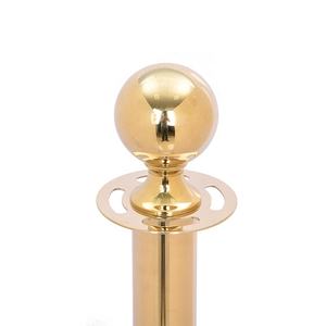 Barriere dei pali della coda di sicurezza del tappeto rosso di controllo della folla con la corda del velluto - Product Image 3