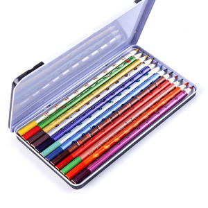 Crayons de couleur personnalisés de qualité supérieure, fournitures scolaires, crayons de couleur à l'huile pour le dessin artistique, ensemble avec logo - Product Image 1