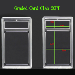 SUNSHING Estuche para Tarjetas Graduadas de 20pt y 35pt, 64x90mm, Lámina Ultrasónica para Tarjetas, Tamaño de Etiqueta 63x19mm, Estuche Acrílico para Tarjetas Coleccionables - Product Image 3