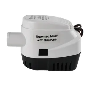 Newmao bomba de caiaque automática, 12v 24v 1100gph para barco marinho