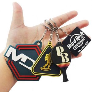 Best Selling Custom Logo 2D & 3D UV Printed Soft PVC Keychains Personalized Rubber Key Chains for Promotion Cheap Low Price - Product Image 5